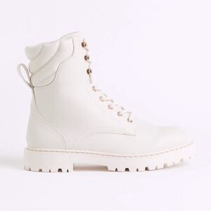 H & M Ankle-high boots - Cream coloured